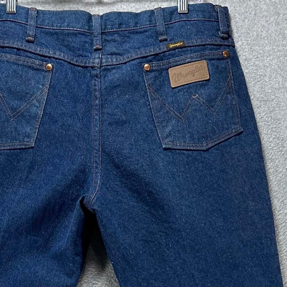 Wrangler Jeans Cowboy Cut 936PWD Mens 36x27 Blue Denim Western Workwear